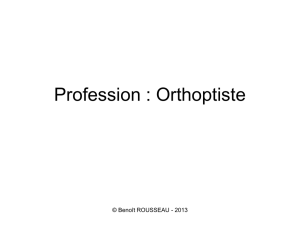 orthoptiste