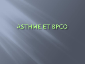 Asthme et BPCO