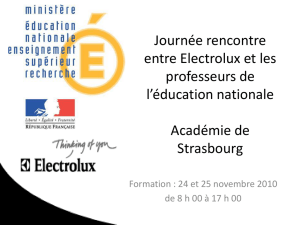 formation electrolux24-2511