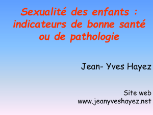 Sexualité-indicateurs - Jean