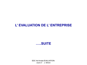 EVALUATION COURS 3