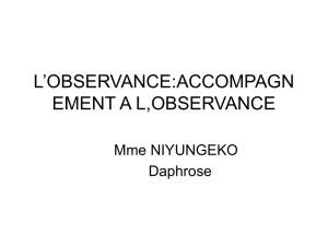 L`observance