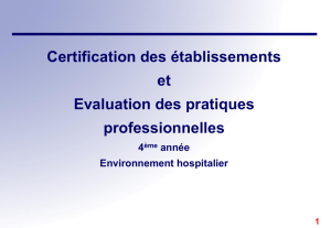 La procédure de certification