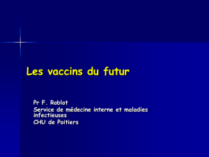 Les vaccins du futur