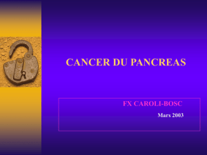 cancer du pancreas