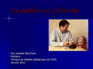 Le diabète, Dre Isabelle Bouchard