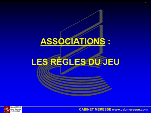 ASSOCIATIONS - Cabinet MERESSE