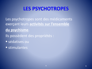 les psychotropes