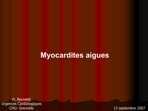 Myocardites aigues