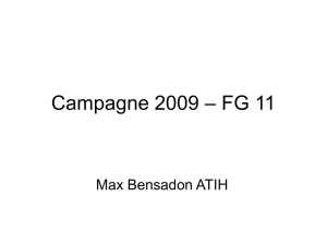 Campagne 2009 – FG 11