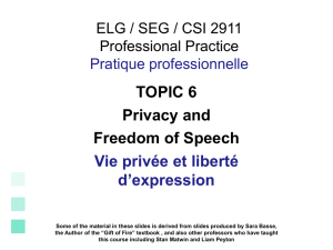 9-Privacy and Freedom of speech ppt.