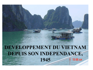 Le développement du Vietnam depuis son indépendance