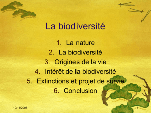 Biodiversité 2009 - Science, éthique et société