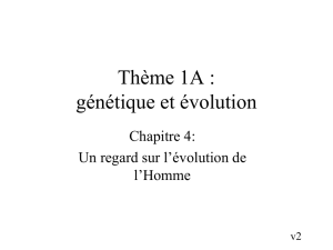 Chap4 « un regard sur l`évolution humaine