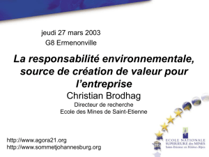 développement durable Christian Brodhag
