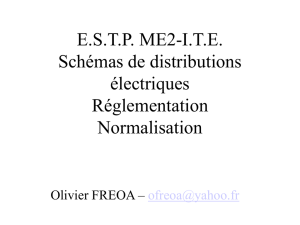 ESTP ME2-ITE Schémas de distributions électriques