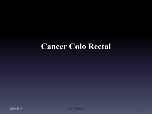 Cancer Colo Rectal