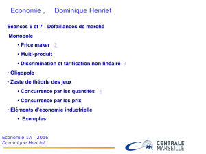 semaine 5 - Dominique Henriet Economie