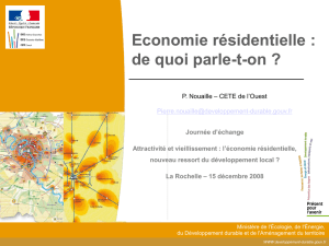 l`économie résidentielle, nouveau ressort du développement local