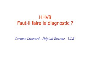 HHV 8: Faut-il faire le diagnostic