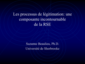 Suzanne Beaulieu, Université de Sherbrooke