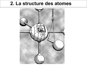 La structure des atomes presentation