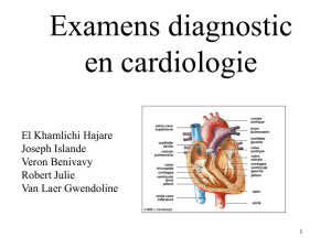 Les examens de diagnostic en cardiologie