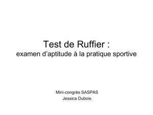 Test de Ruffier
