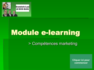 Module e-learning - e