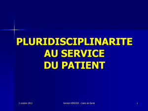 PLURIDISCIPLINARITE_AU_SERVICE_du_Patient