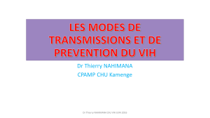 649,5 Ko Modes de transmission et prévention du VIH Thierry