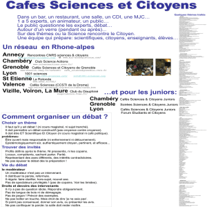 Cafes Sciences et Citoyens
