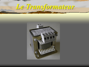 Transformateur monophasé