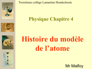 I Les atomes - Physique chimie au collège Lamartine