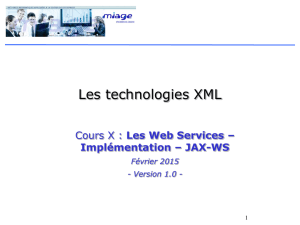 Web Services ImplÃ‡mentation - JAX-WS