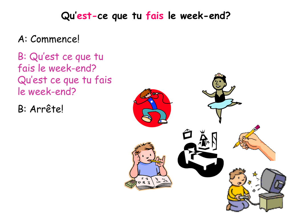 qu-est-ce-que-tu-fais-le-week-end-er-verbs-and-weather