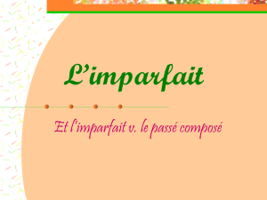 L`imparfait