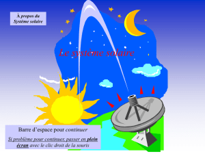 Le système solaire - Physique Chimie en Collège