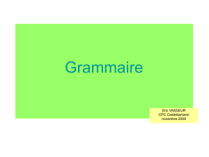 Grammaire