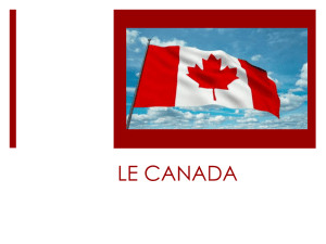 le canada - Bienvenue au site web de m. campbell