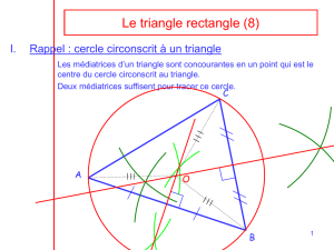 Le triangle rectangle (3)