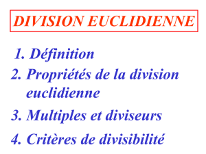 Cours powerpoint "division euclidienne"