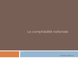 La comptabilité nationale