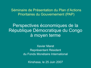 XM_Presentation Perspectives Econ RDC_Juin 2007 (3)