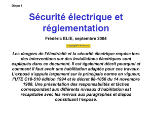 Les facteurs du danger électrique (suite)