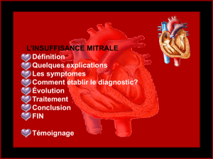 DEFINITION Le cœur est constitué de 4 cavités : deux oreillettes et