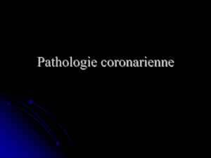 Pathologie coronarienne