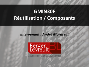 GMIN30F Réutilisation / Composants