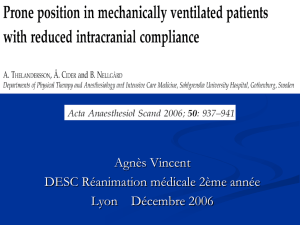 Prone position in mechanically ventilated patients with reduced