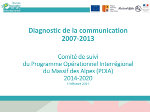 Diagnostic de la communication 2007